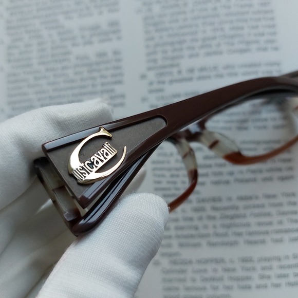 Frame Glasses Brown by JUST CAVALLI JC126 Authentic - Picture 10 of 12